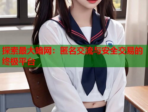 探索最大暗网：匿名交流与安全交易的终极平台