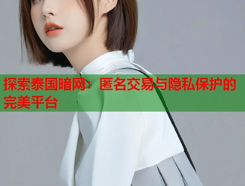 探索泰国暗网：匿名交易与隐私保护的完美平台