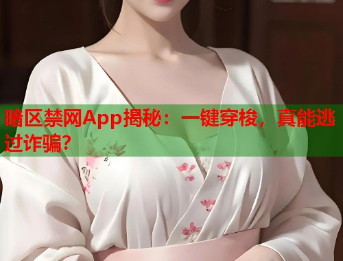 暗区禁网App揭秘：一键穿梭，真能逃过诈骗？  第2张