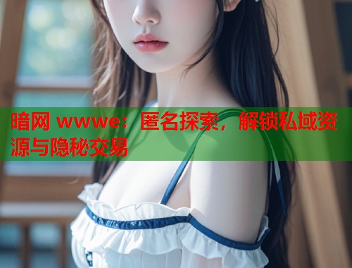 暗网 wwwe：匿名探索，解锁私域资源与隐秘交易