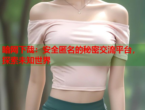 暗网下哉：安全匿名的秘密交流平台，探索未知世界