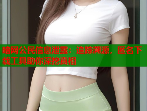 暗网公民信息泄露：追踪溯源，匿名下载工具助你深挖真相