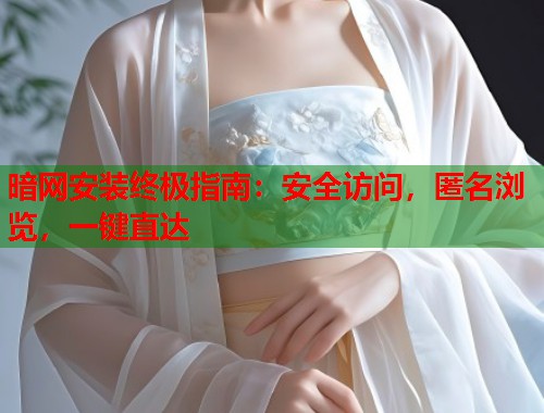 暗网安装终极指南：安全访问，匿名浏览，一键直达