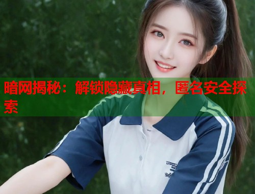 暗网揭秘：解锁隐藏真相，匿名安全探索  第2张