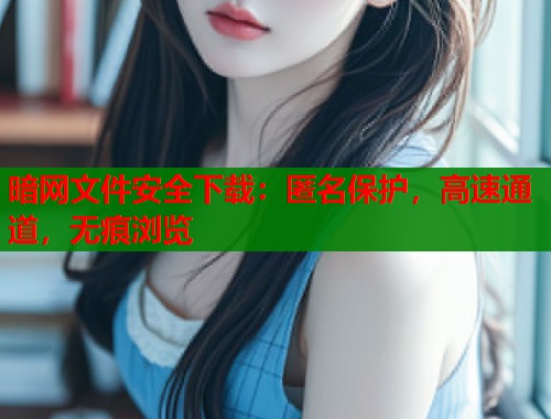 暗网文件安全下载：匿名保护，高速通道，无痕浏览