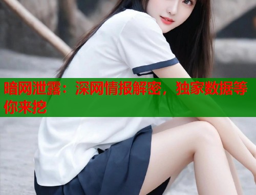暗网泄露：深网情报解密，独家数据等你来挖