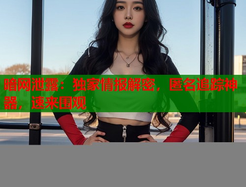 暗网泄露：独家情报解密，匿名追踪神器，速来围观