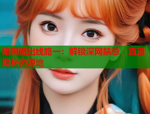 暗网流出线路一：解锁深网禁忌，直通隐秘资源地