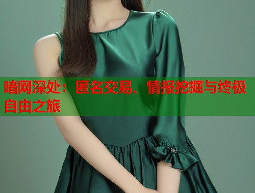 暗网深处：匿名交易、情报挖掘与终极自由之旅