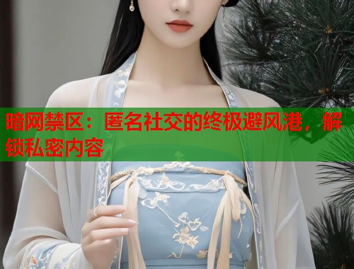 暗网禁区：匿名社交的终极避风港，解锁私密内容  第2张