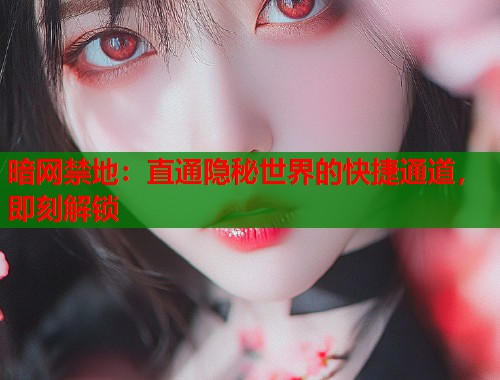 暗网禁地：直通隐秘世界的快捷通道，即刻解锁  第2张
