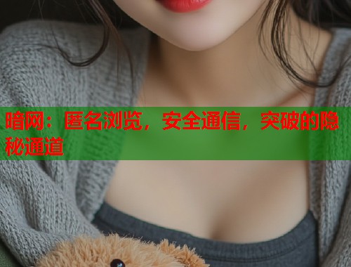 暗网：匿名浏览，安全通信，突破的隐秘通道