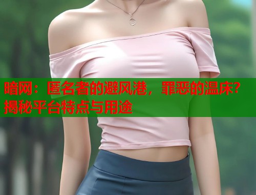 暗网：匿名者的避风港，罪恶的温床？揭秘平台特点与用途