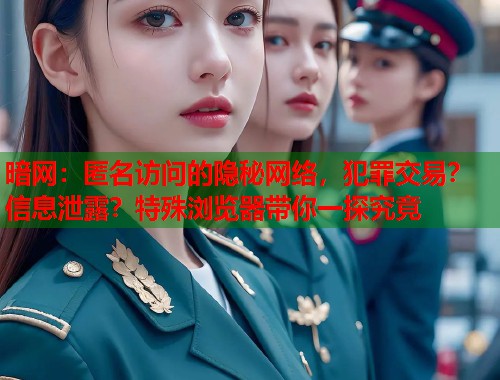 暗网：匿名访问的隐秘网络，犯罪交易？信息泄露？特殊浏览器带你一探究竟