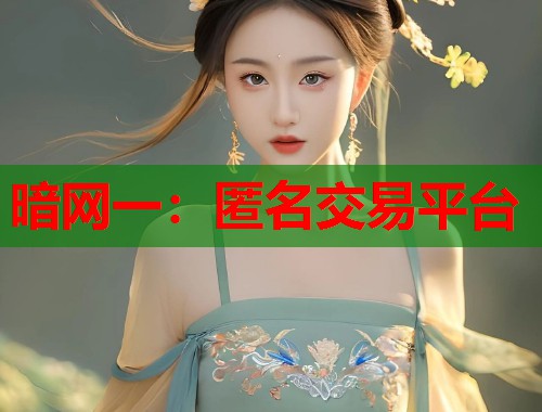 暗网一：匿名交易平台  第1张