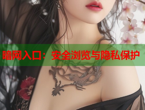 暗网入口：安全浏览与隐私保护  第1张