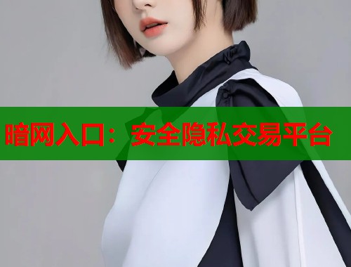 暗网入口：安全隐私交易平台