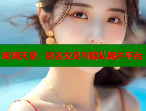 暗网天堂：匿名交易与隐私保护平台