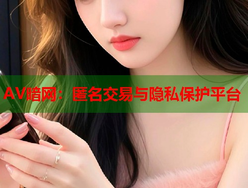 AV暗网：匿名交易与隐私保护平台  第2张
