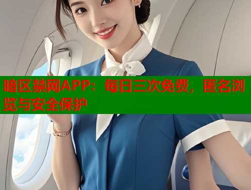 暗区禁网APP：每日三次免费，匿名浏览与安全保护  第2张