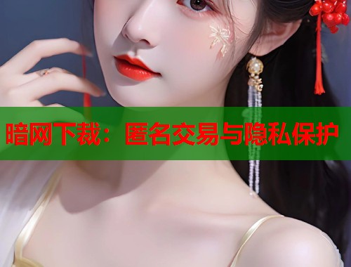 暗网下裁：匿名交易与隐私保护  第2张