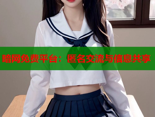 暗网免费平台：匿名交流与信息共享  第1张