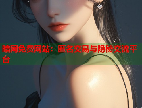 暗网免费网站：匿名交易与隐秘交流平台  第2张