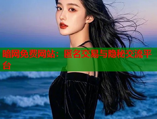 暗网免费网站：匿名交易与隐秘交流平台