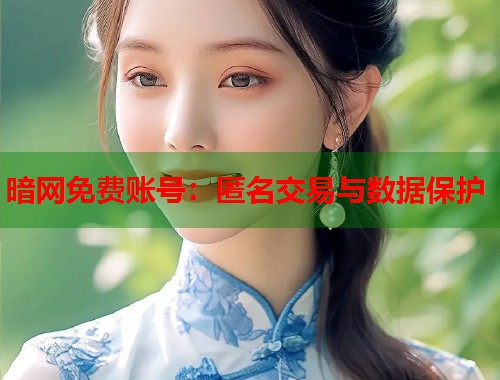 暗网免费账号：匿名交易与数据保护  第2张
