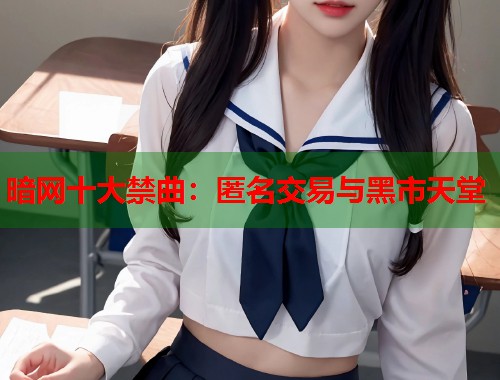 暗网十大禁曲：匿名交易与黑市天堂  第1张