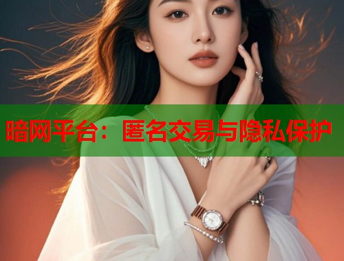 暗网平台：匿名交易与隐私保护  第1张