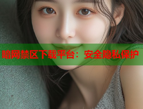 暗网禁区下载平台：安全隐私保护  第1张