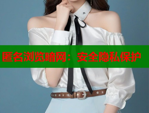匿名浏览暗网：安全隐私保护  第1张