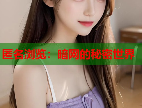 匿名浏览：暗网的秘密世界  第1张