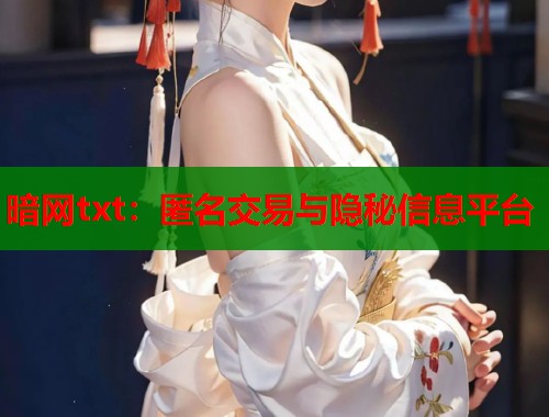 暗网txt：匿名交易与隐秘信息平台  第1张
