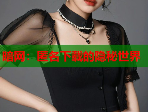 暗网：匿名下载的隐秘世界
