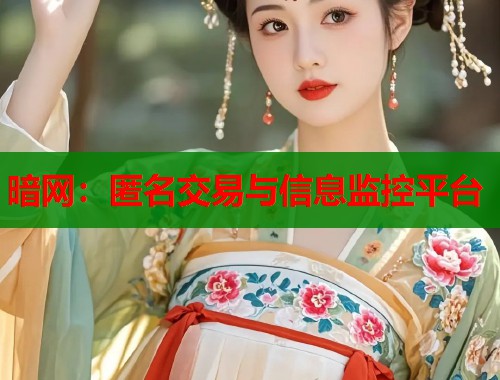 暗网：匿名交易与信息监控平台  第2张
