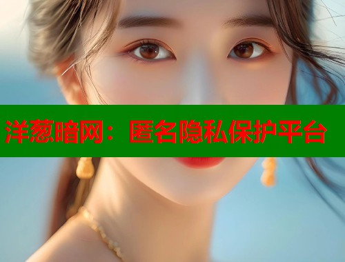 洋葱暗网：匿名隐私保护平台