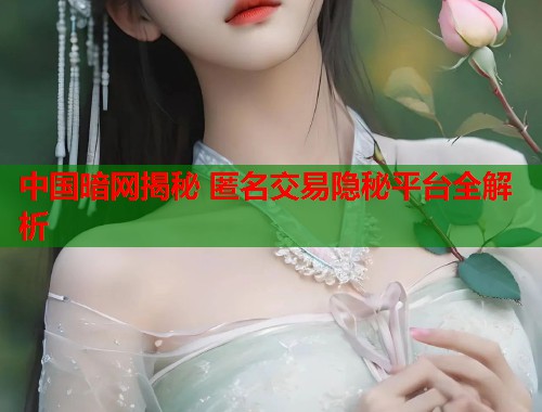 中国暗网揭秘 匿名交易隐秘平台全解析