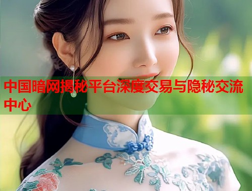 中国暗网揭秘平台深度交易与隐秘交流中心