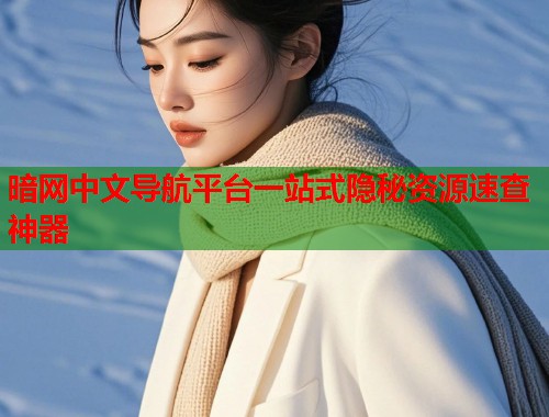 暗网中文导航平台一站式隐秘资源速查神器