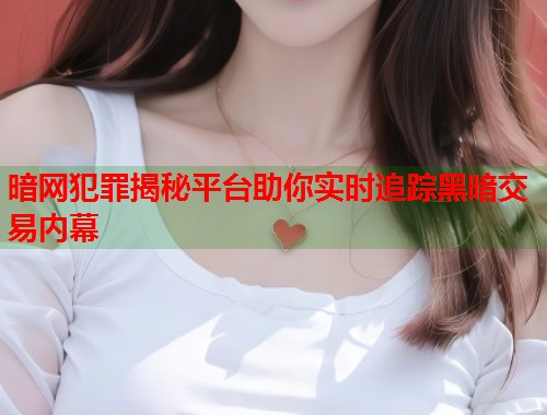 暗网犯罪揭秘平台助你实时追踪黑暗交易内幕  第2张
