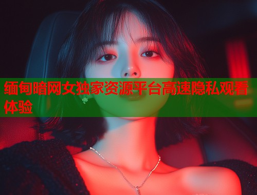 缅甸暗网女独家资源平台高速隐私观看体验