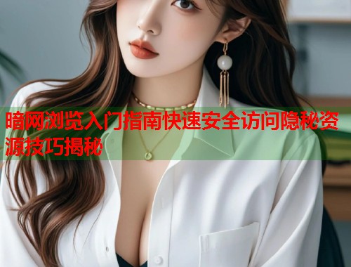 暗网浏览入门指南快速安全访问隐秘资源技巧揭秘  第2张