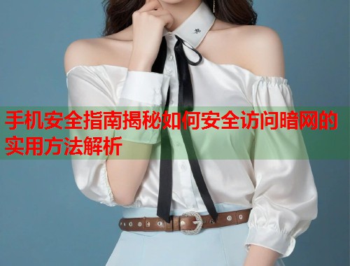 手机安全指南揭秘如何安全访问暗网的实用方法解析  第2张