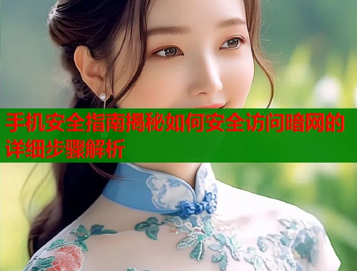 手机安全指南揭秘如何安全访问暗网的详细步骤解析