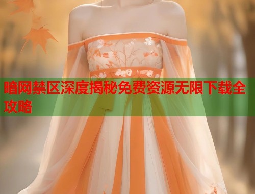 暗网禁区深度揭秘免费资源无限下载全攻略  第1张