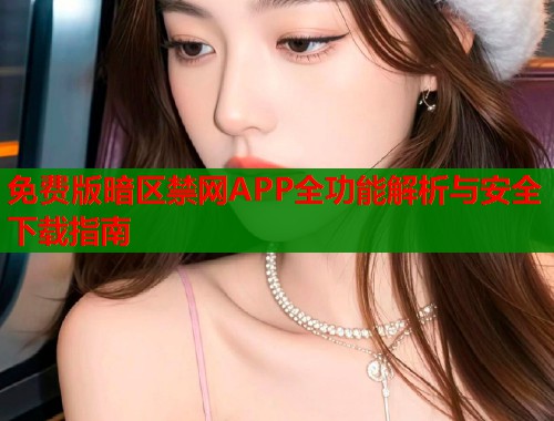 免费版暗区禁网APP全功能解析与安全下载指南  第2张