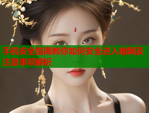 手机安全指南教你如何安全进入暗网及注意事项解析