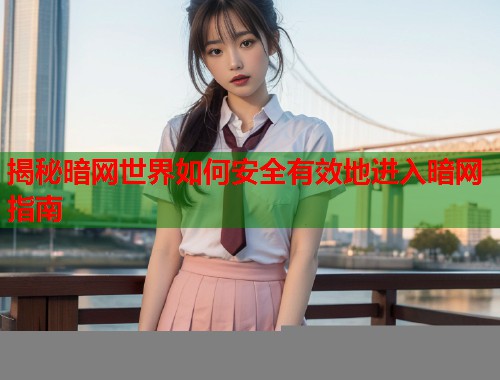 揭秘暗网世界如何安全有效地进入暗网指南